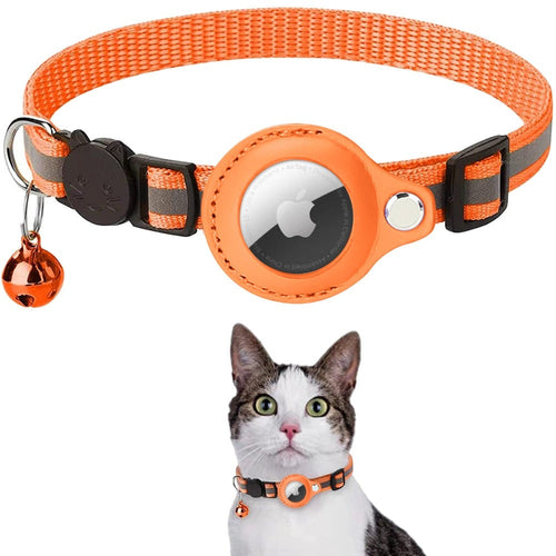 Reflective AirTag Collar for Cats & Small Dogs