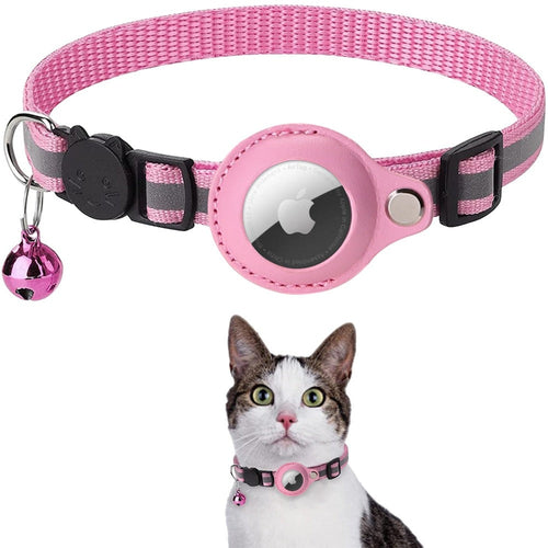 Reflective AirTag Collar for Cats & Small Dogs
