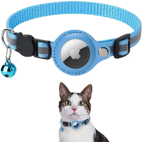 Reflective AirTag Collar for Cats & Small Dogs