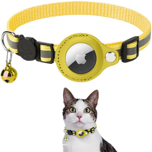 Reflective AirTag Collar for Cats & Small Dogs