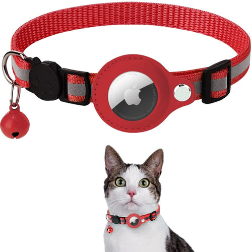 Reflective AirTag Collar for Cats & Small Dogs