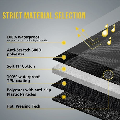 Heavy-Duty Waterproof Dog Car Seat Cover